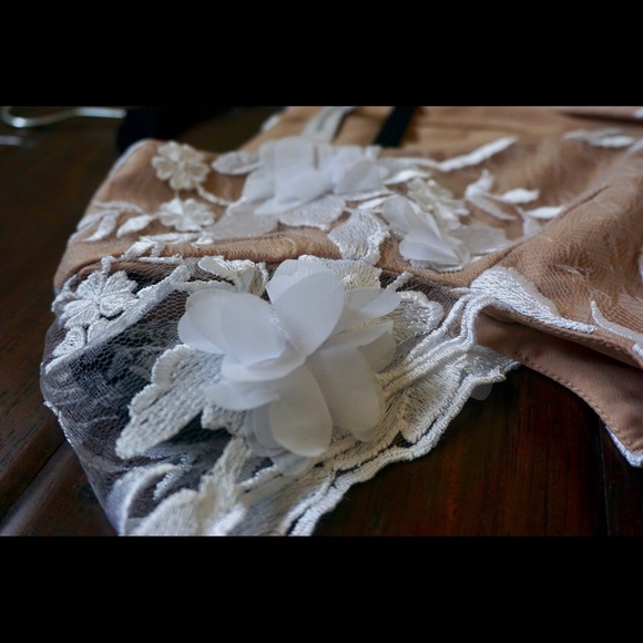 Dress the Population crop top. - Picture 3 of 7